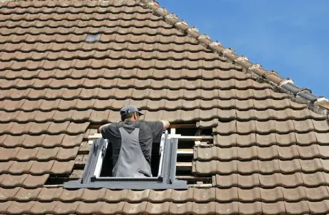 Pose de velux - Asson